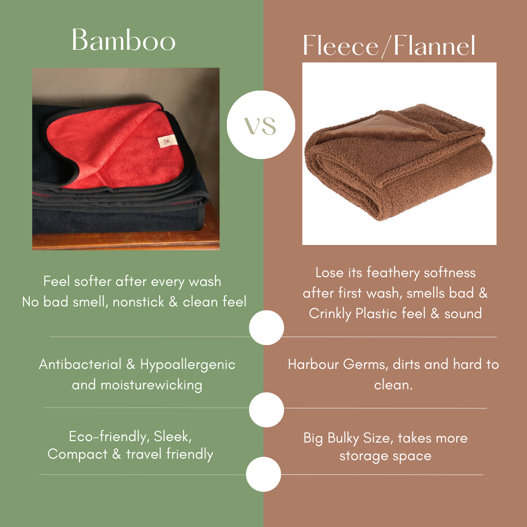 Split Peach Waterproof Blanket Grey-Premium