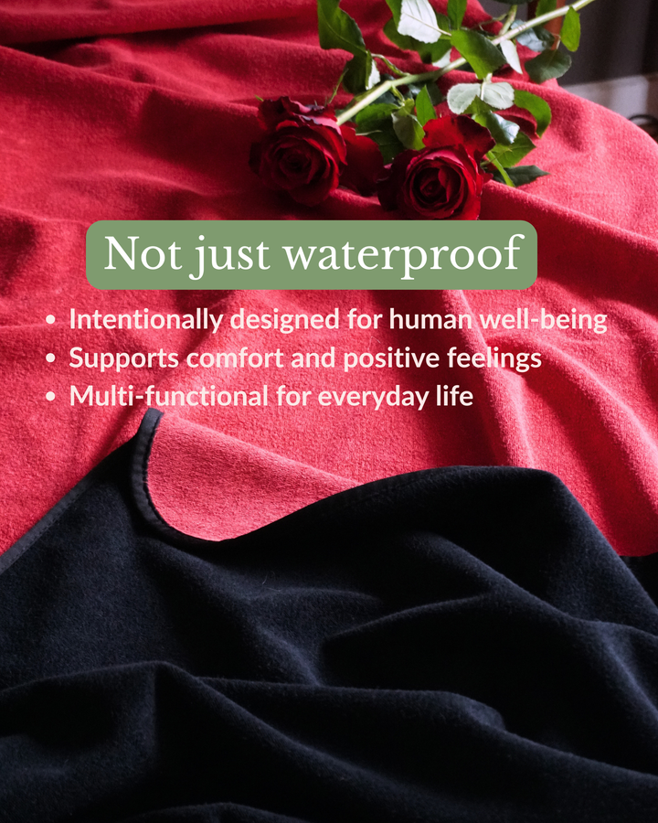 Split Peach Waterproof Blanket Grey-Premium