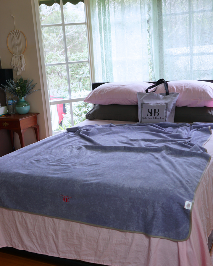 SPB Bamboo Cotton Waterproof Blanket – Sterling Lavender | Limited Pre-Order