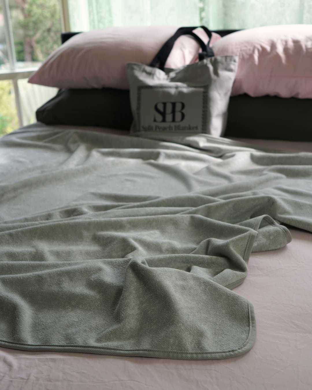 SPB Bamboo Cotton Waterproof Blanket – Crystal | Limited Pre-Order