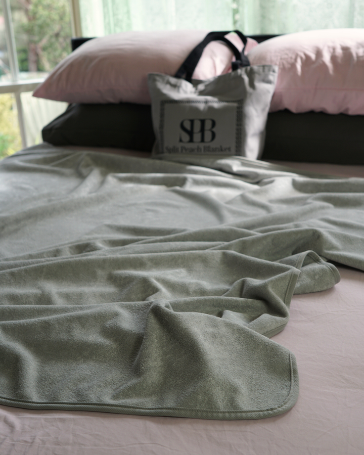 SPB Bamboo Cotton Waterproof Blanket – Crystal | Limited Pre-Order