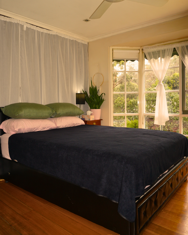 Split Peach Bamboo-Cotton Waterproof Blanket- XL Luxury 2Mx2M