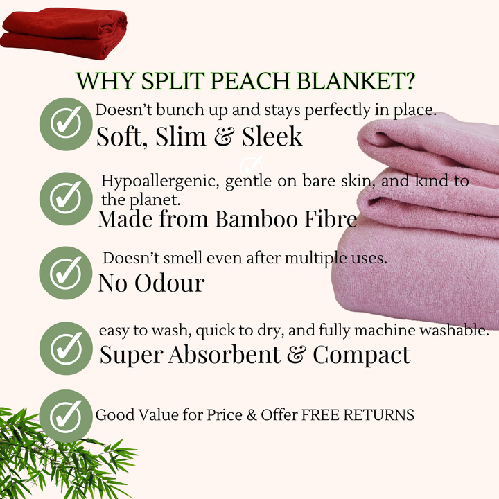 Split Peach Waterproof Blanket/Towel/Sheet-Supreme