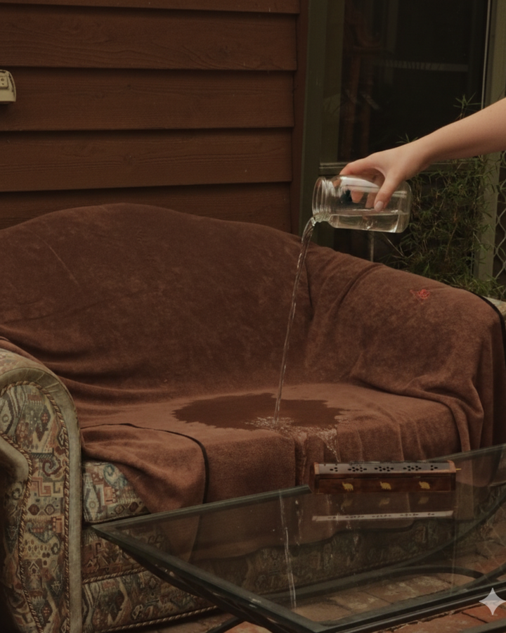 Split Peach Bamboo and Cotton Waterproof Blanket – Espresso Earth