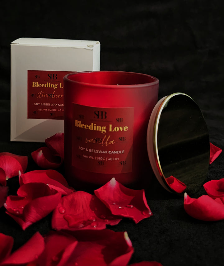 Gift-BLEEDING LOVE 580g 40Hrs Handmade Premium Candle