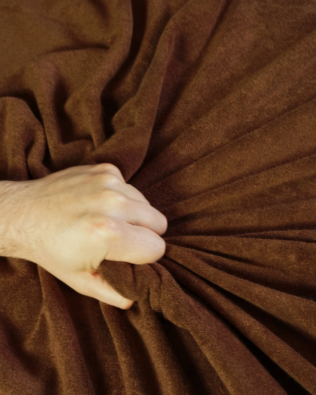 Split Peach Bamboo and Cotton Waterproof Blanket – Espresso Earth