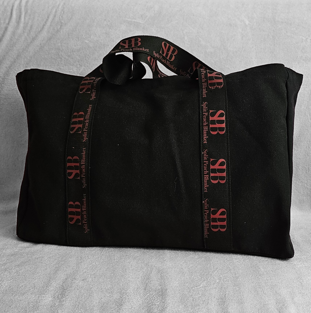 Split Peach™ Luxe Organic Cotton Tote Bag