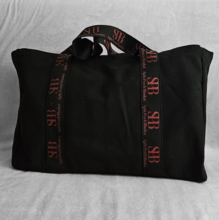 Split Peach™ Luxe Organic Cotton Tote Bag