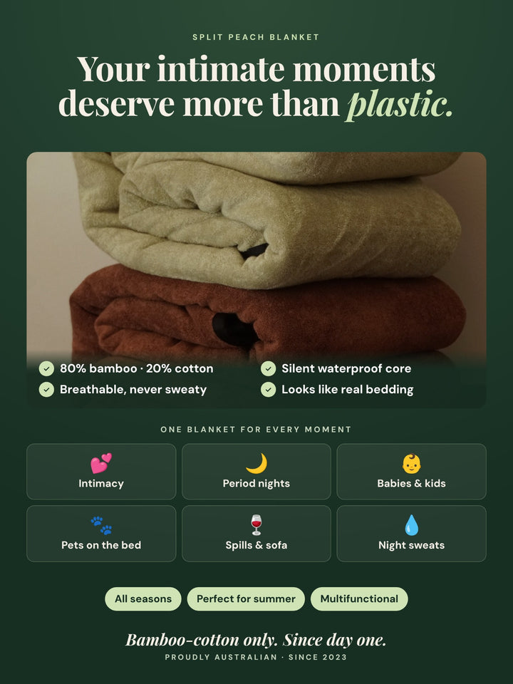 Split Peach Blanket bamboo cotton waterproof benefits and uses
